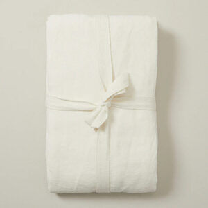 LINEN TABLE CLOTH, IVORY